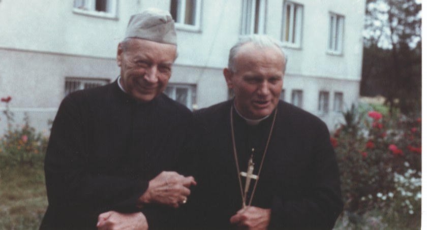 Prymas S. Wyszyński i kard. K. Wojtyła 1978 rok/zdjęcie z książki 