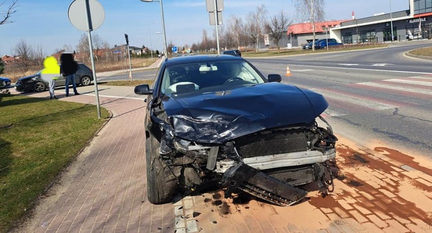 Wypadek na skrzyżowaniu w Wyszkowie./Zdjęcie: KPP Wyszków