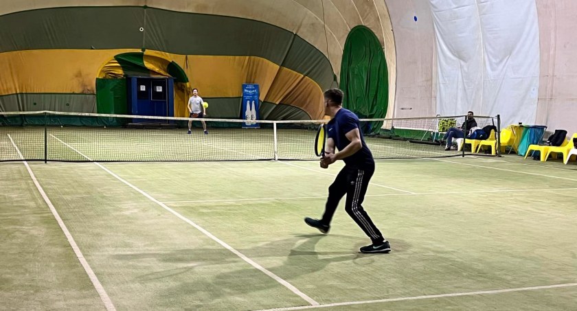 W Rybienku końcówka sezonu zimowego./ Zdjęcie: FB Tenis w Rybienku Leśnym