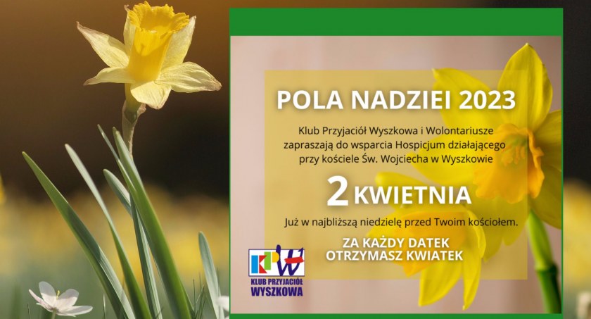 Klub Przyjaciół Wyszkowa zapowiada, że zbiórka odbędzie się przed 20 kościołami / Zdjęcie: FB Klub Przyjaciół Wyszkowa