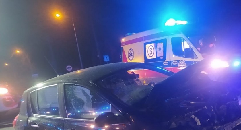 Do szpitala została przewieziona jedna osoba/zdjęcie: Policja Wyszków