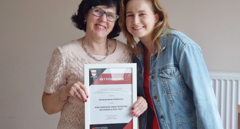 Przewodniczącą Rady Seniorów została Barbara Chlebowicz/zdjęcie: Gmina Wyszków
