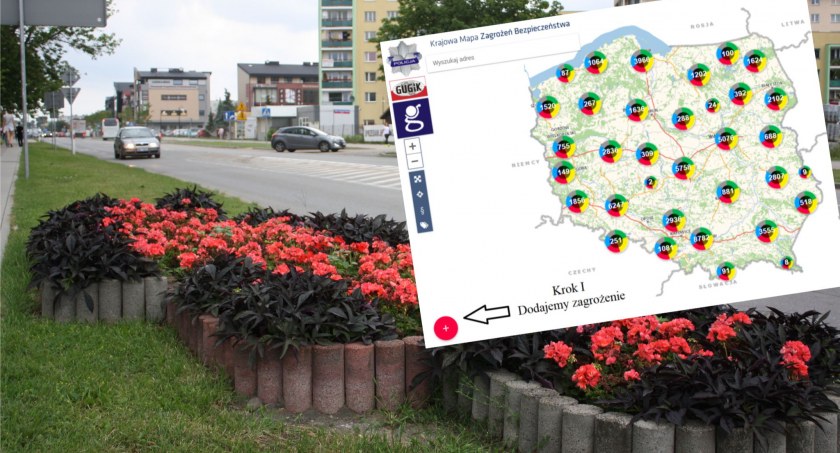To platforma wymiany informacji, gdzie zgłaszamy potencjalne zagrożenie./zdjęcie: Gmina Wyszków; KPP w Wyszkowie