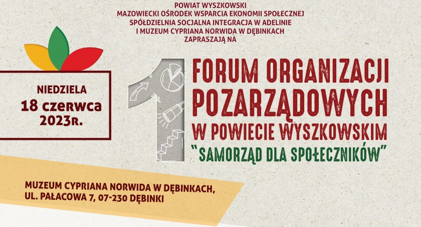 I Forum Organizacji Pozarządowych w Powiecie Wyszkowskim odbędzie się już 18 czerwca 2023 r. /zdjęcie: organizatorzy