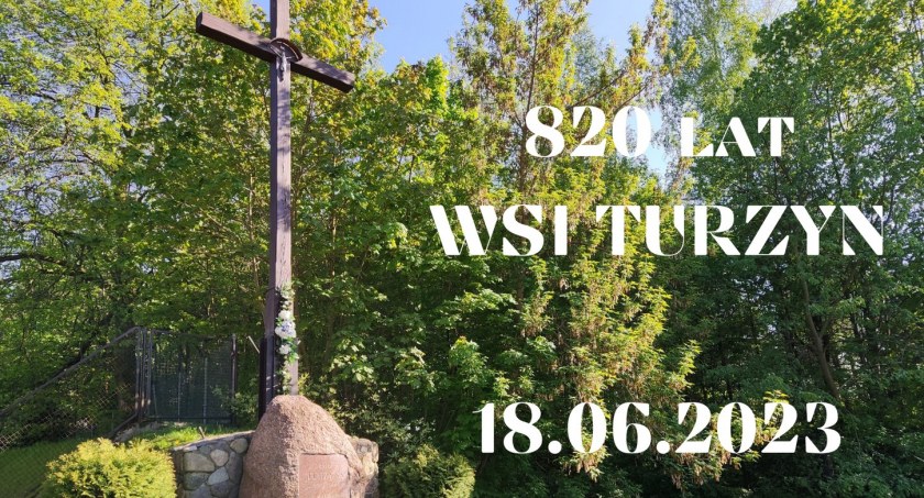 820 lat wsi Turzyn/zdjęcie: plakat Fb Gmina Brańszczyk