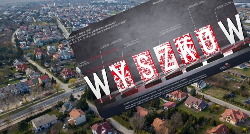 Napis „Wyszków” miał być zamontowany do końca czerwca/zdjęcia: wdi24.pl; Gmina Wyszków 