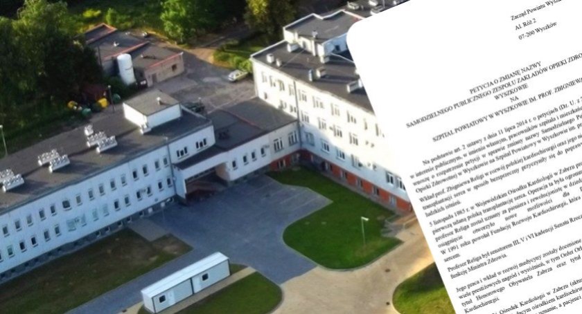 Szpital wybrał już nową nazwę. Pojawiła się jednak alternatywna petycja/zdjęcie: screen Fb Szpital Powiatowy w Wyszkowie 