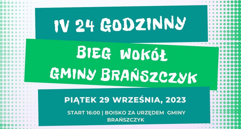 IV 24 Godzinny Bieg wokół gminy Brańszczyk już 29 września. / Zdjęcie: organizatorzy 