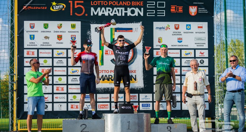 Na dystansie MAX (54 km) piąty raz w sezonie wygrał Łukasz Góralewski z KK Catena Wyszków. / Zdjęcie: Poland Bike  