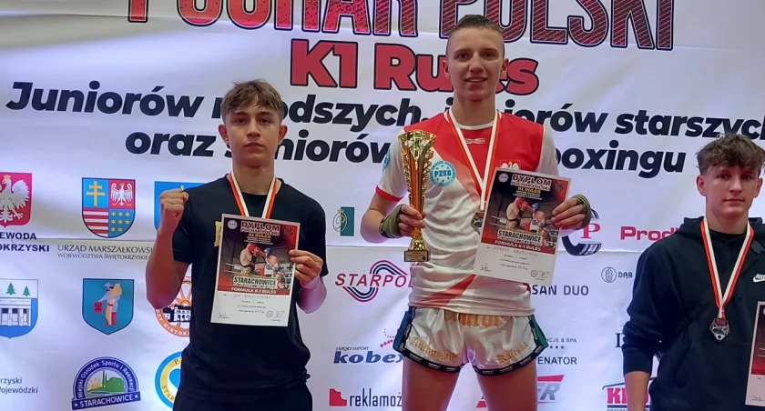 W finale Jan Rykaczewski zmierzył się z zawodnikiem z Kalisza. / Zdjęcie: Fb Kuźnia Mistrzów Wyszków