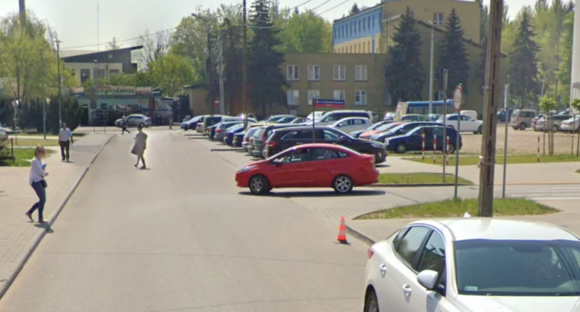 Chopina i Wąska ze strefą płatnego parkowania? Zdjęcie: screen Google Earth