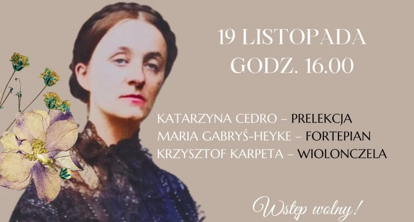 Koncert „Jenerałowa Jadwiga Zamoyska - życie i dzieło”, odbędzie się 19 listopada. / Zdjęcie: organizatorzy