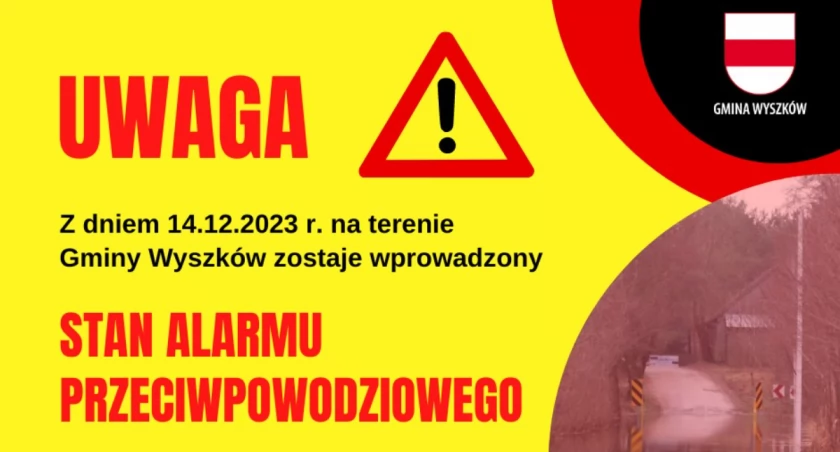 Stan alarmu przeciwpowodziowego. / Zdjęcie: Gmina Wyszków