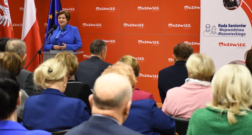 Rada Seniorów Województwa Mazowieckiego wybrana. /Zdjęcie: UMWM (Michał Słaby)