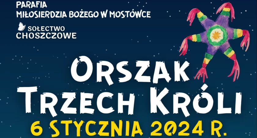 Orszak Trzech Króli Mostówka - Choszczowe. / Zdjęcie: organizatorzy