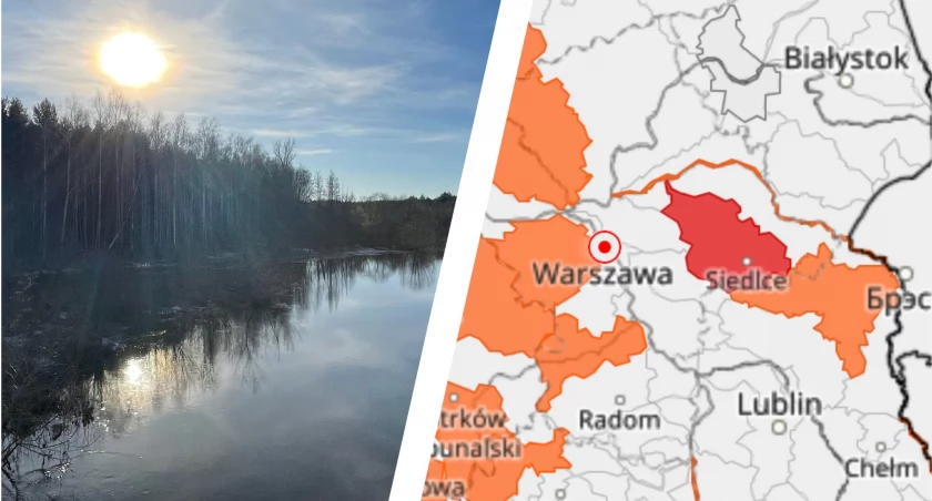 Woda cały czas się podnosi. / Zdjęcie: wdi24.pl; zrzut ekranu IMGW