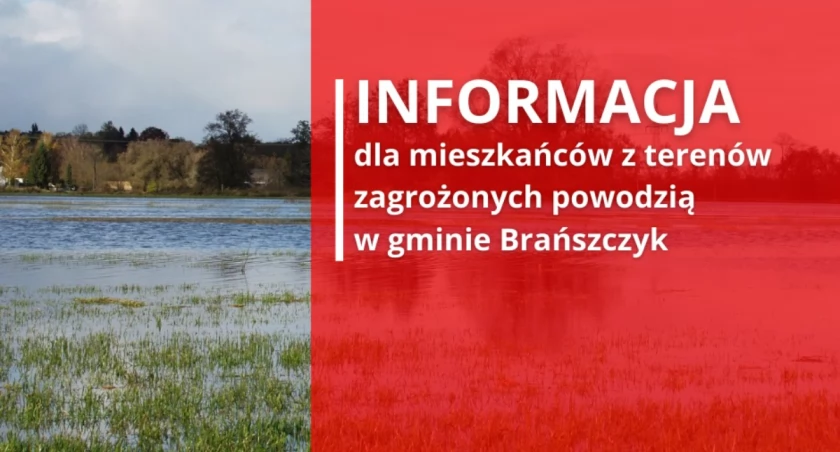 Istnieje realne ryzyko zalania działek na terenie gminy Brańszczyk. / Zdjęcie: Gmina Brańszczyk 