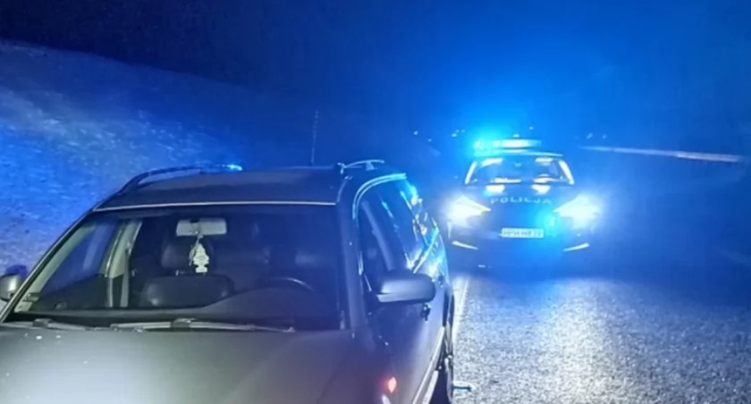 Uciekinierowi nie udało się daleko odjechać. / Zdjęcie: KPP w Wyszkowie 
