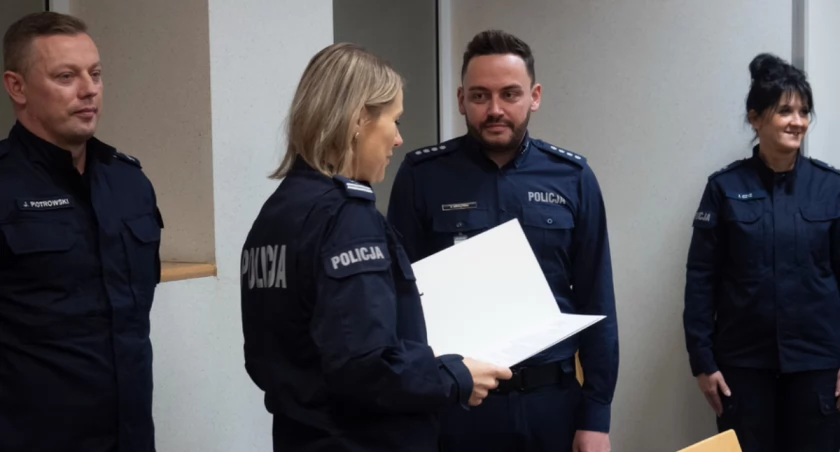 Mianowanie nowych funkcjonariuszy Centrum Szkolenia Policji. Damian Wroczyński rzecznikiem. / Zdjęcie: CSP; fot. podkom. Marcin Ogonek /ZDDiP