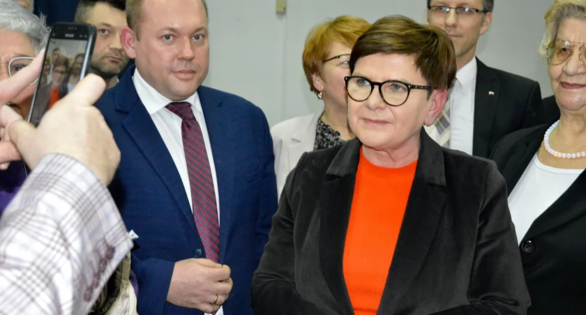Beata Szydło odpowiadała też na pytania wyszkowian. / Zdjęcie: wdi24.pl
