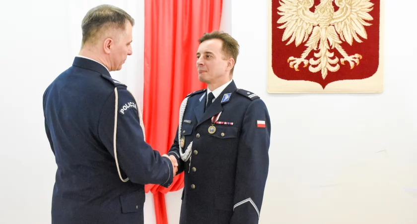 Zmiana na stanowisku komendanta wyszkowskiej policji. / Zdjęcie: Powiat Wyszkowski