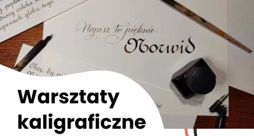 Cykl warsztatów kaligraficznych odbędzie się w muzeum w Dębinkach. / Zdjęcie: organizatorzy