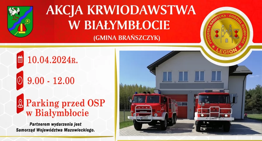 Oddaj krew w Białymbłocie. / Zdjęcie: Porębska Kropelka 