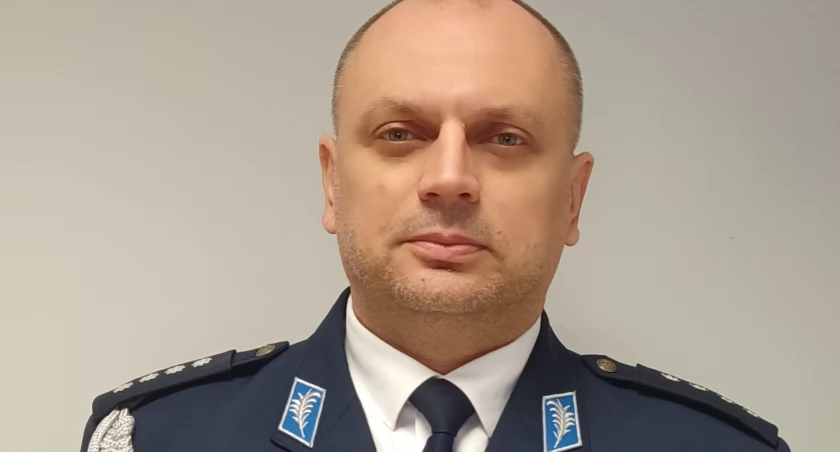 Nadkom. Mariusza Matusiak p.o. I zastępcy komendanta policji w Wyszkowie.
