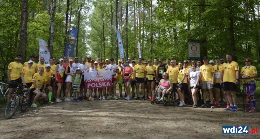 Wyszkowscy biegacze dołączyli do Wings For Life World Run. / Zdjęcie: wdi24.pl  