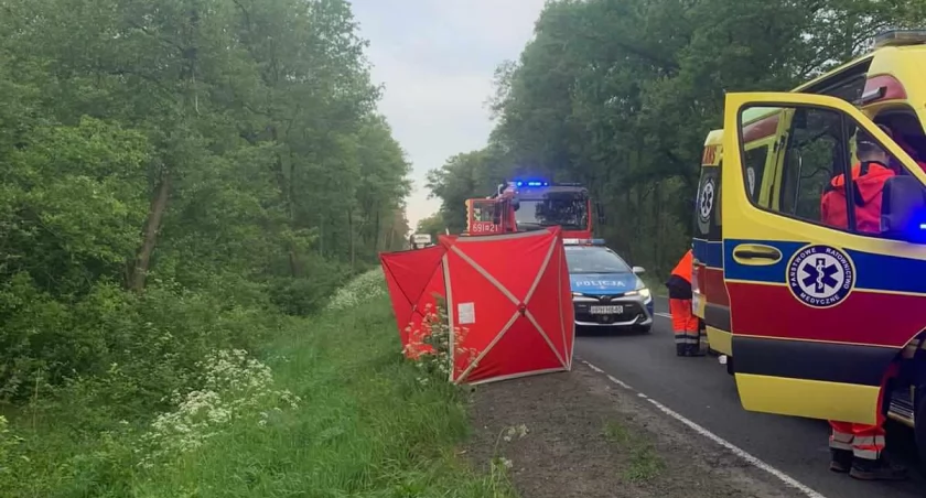Wypadek miał miejsce na DK 62. / Zdjęcie: KP PSP w Wyszkowie 