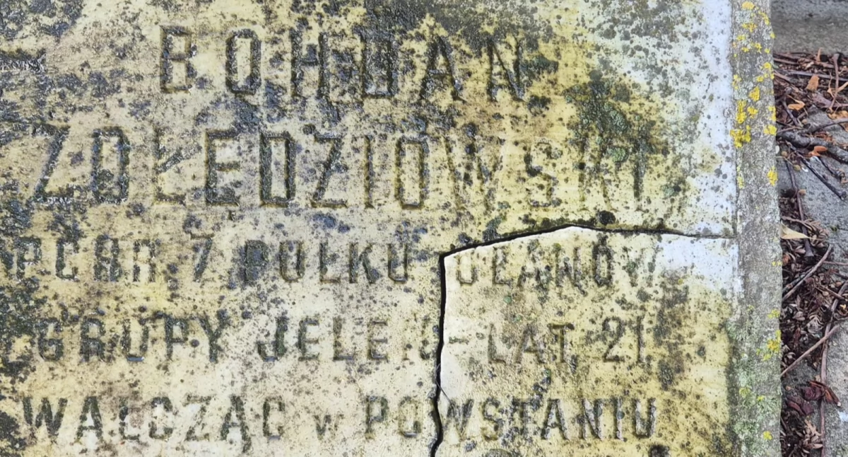 Tablica upamiętniająca Bohdana Żołędziowskiego, podchorążego 7 Pułku Ułanów 