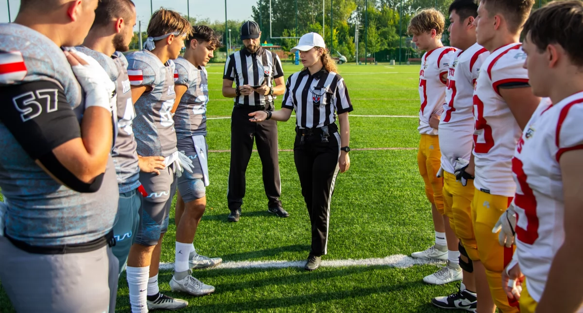 Debiut juniorskiej kadry Rhinos. / Zdjęcie: Rhinos Wyszków 