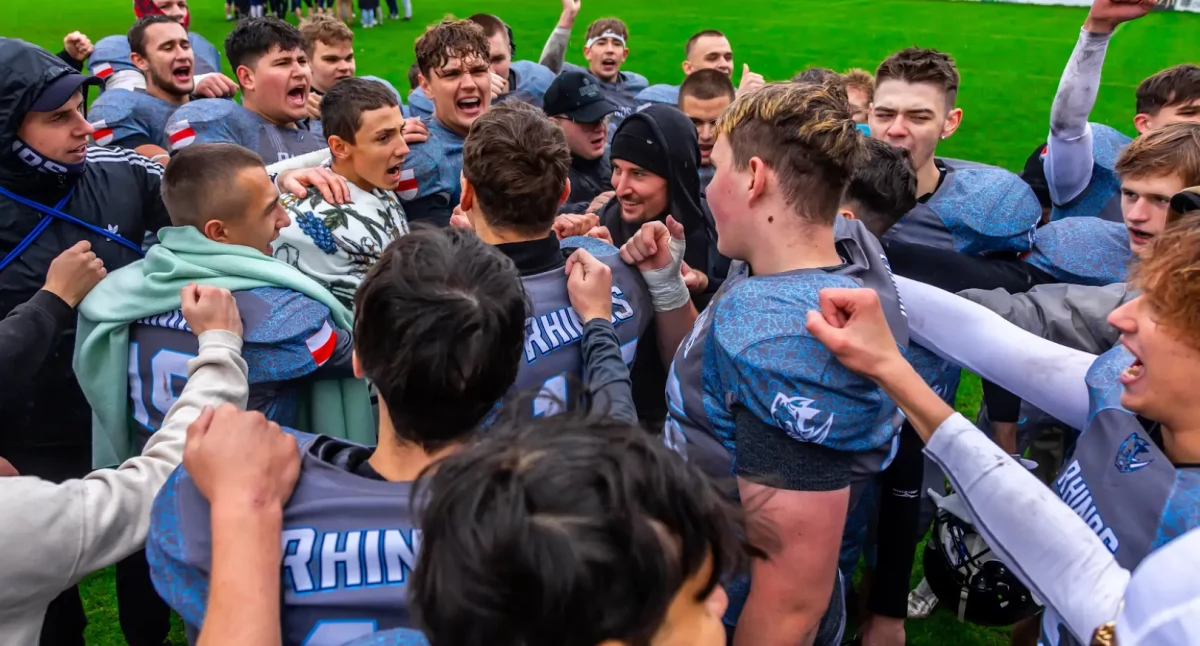 Juniorzy Rhinos wygrali z Warsaw Eagles. / Zdjęcie: Rhinos Wyszków 