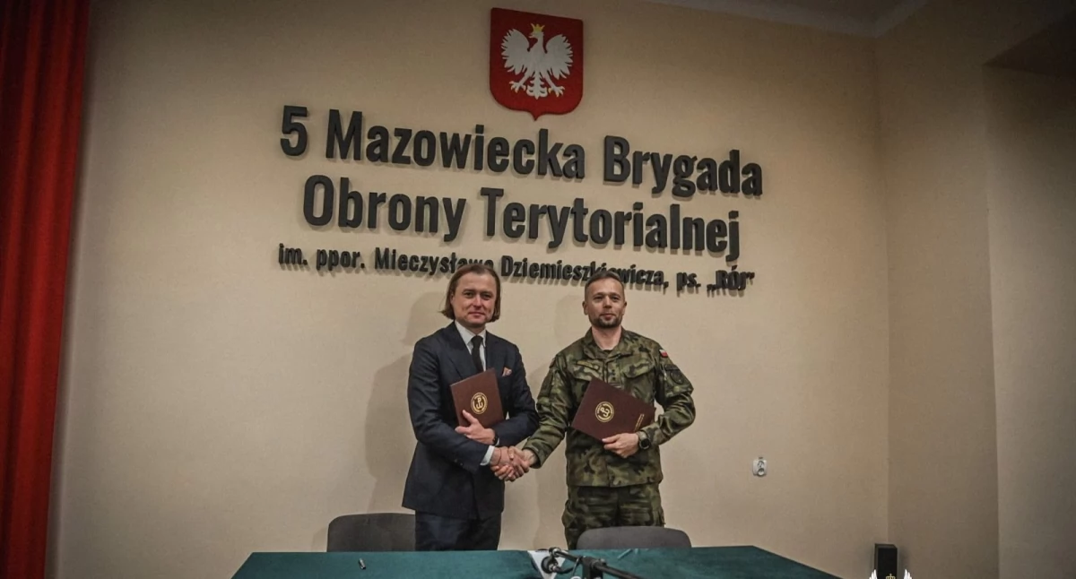 Wojsko, Porozumienie Dowódcy Wojewodą Mazowieckim - zdjęcie, fotografia