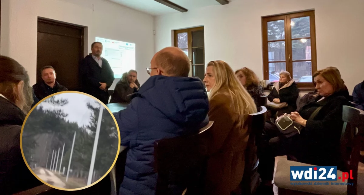 Wykonawcą inwestycji na terenie powiatu węgrowskiego jest firma NPlay, której prezes Grzegorz Giecko stanął 27 lutego przed rozgoryczoną grupą mieszkańców. / Zdjęcie: wdi24.pl 