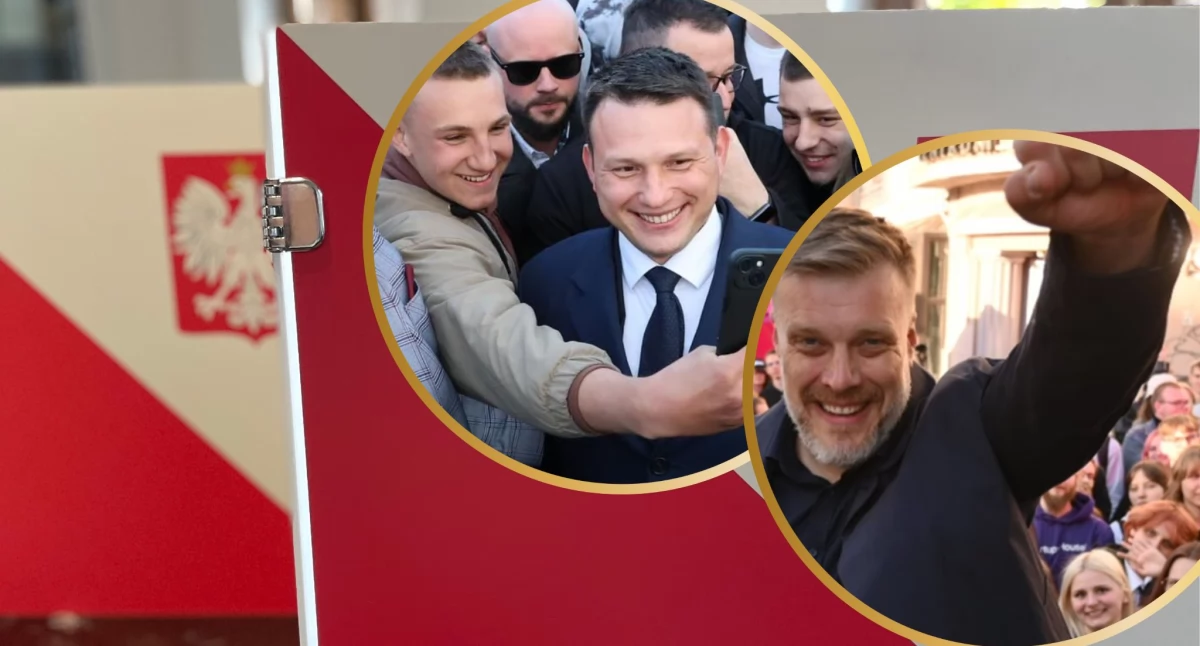 Młodzi Polacy wybrali Sławomira Mentzena i Adriana Zandberga. / Zdjęcie: wdi24.pl / Fb Sławomir Mentzen / FB Adrian Zandberg 