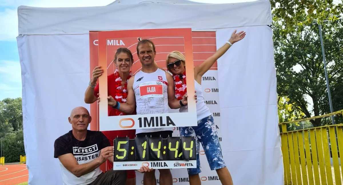 Biegi, Robert Gajda rekordzista Polski medyków maratonie - zdjęcie, fotografia