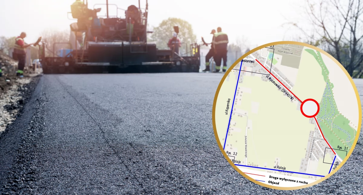 Utrudnienia są związane z koniecznością wylania jednolitej masy asfaltowej. / Zdjęcie: freepik.com / Urząd Gminy Rząśnik 