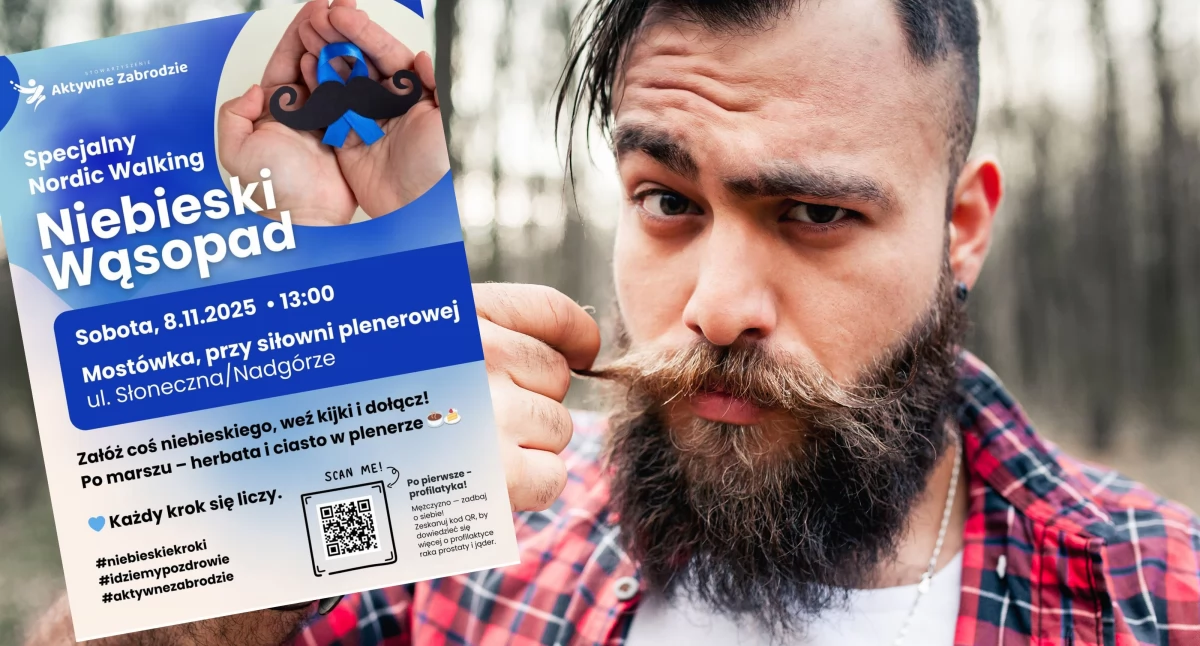 Niebieski Wąsopad 2025. Marsz po zdrowie mężczyzn