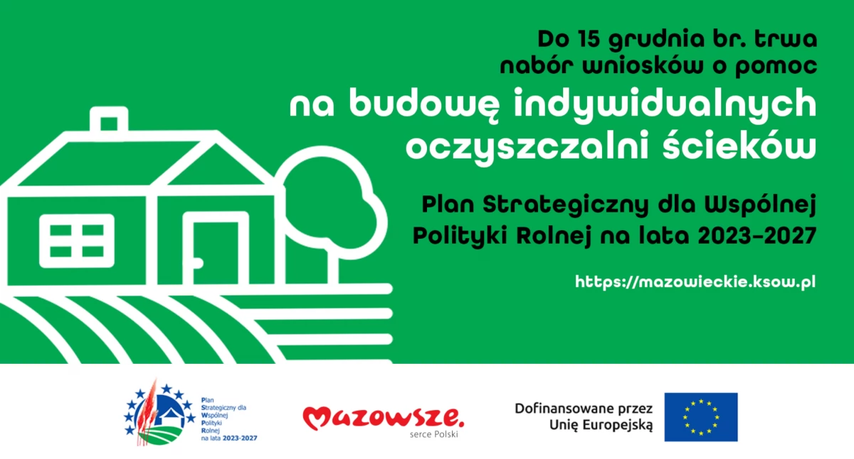 Trwa nabór wniosków o pomoc na budowę indywidualnych oczyszczalni ścieków. / Zdjęcie: Org. 