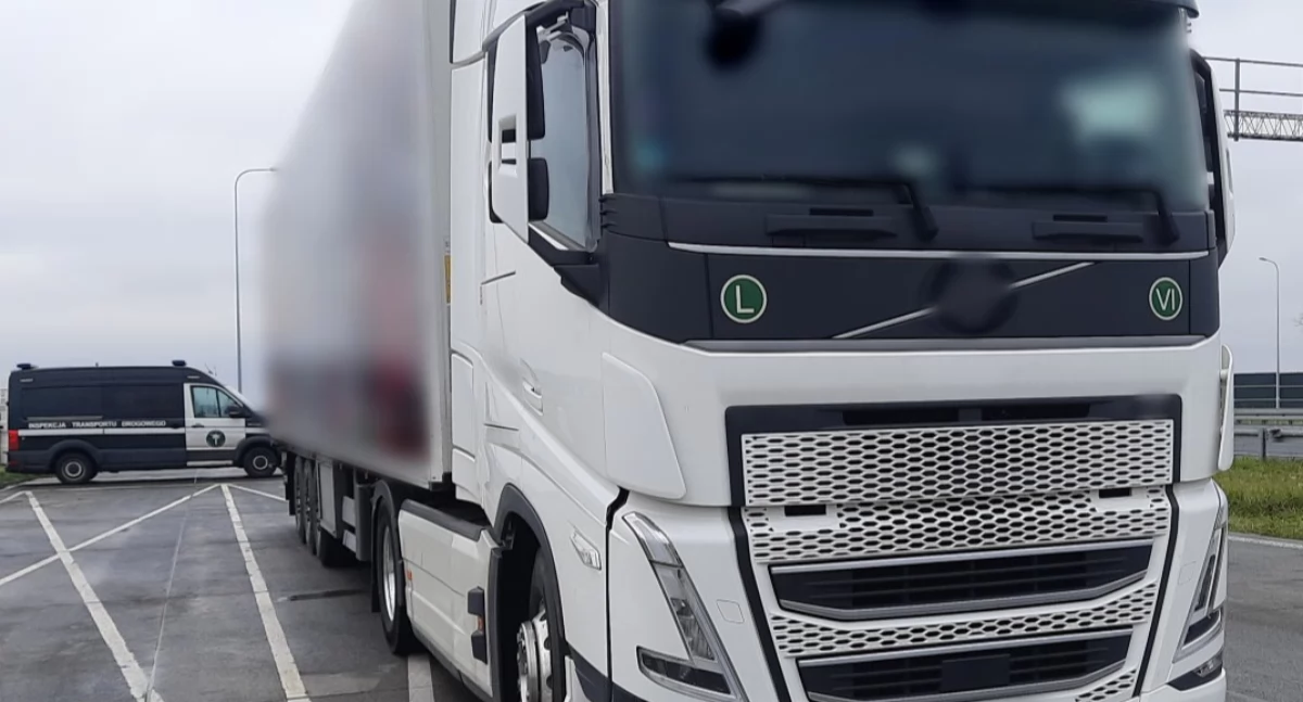 Turecka ciężarówka zatrzymana pod Wyszkowem. Kontrola nie poszła po myśli kierowcy