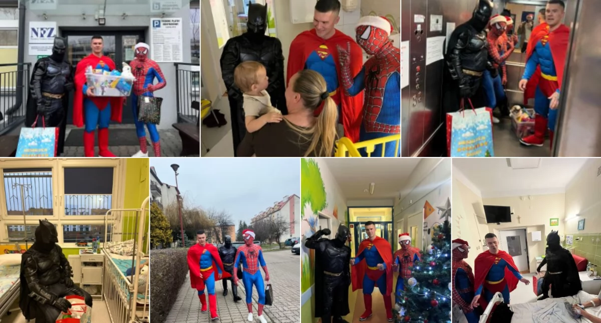 12 grudnia zawitali do wyszkowskiego szpitala, gdzie ich obecność wywołała mnóstwo emocji. / Zdjęcia: Org. 