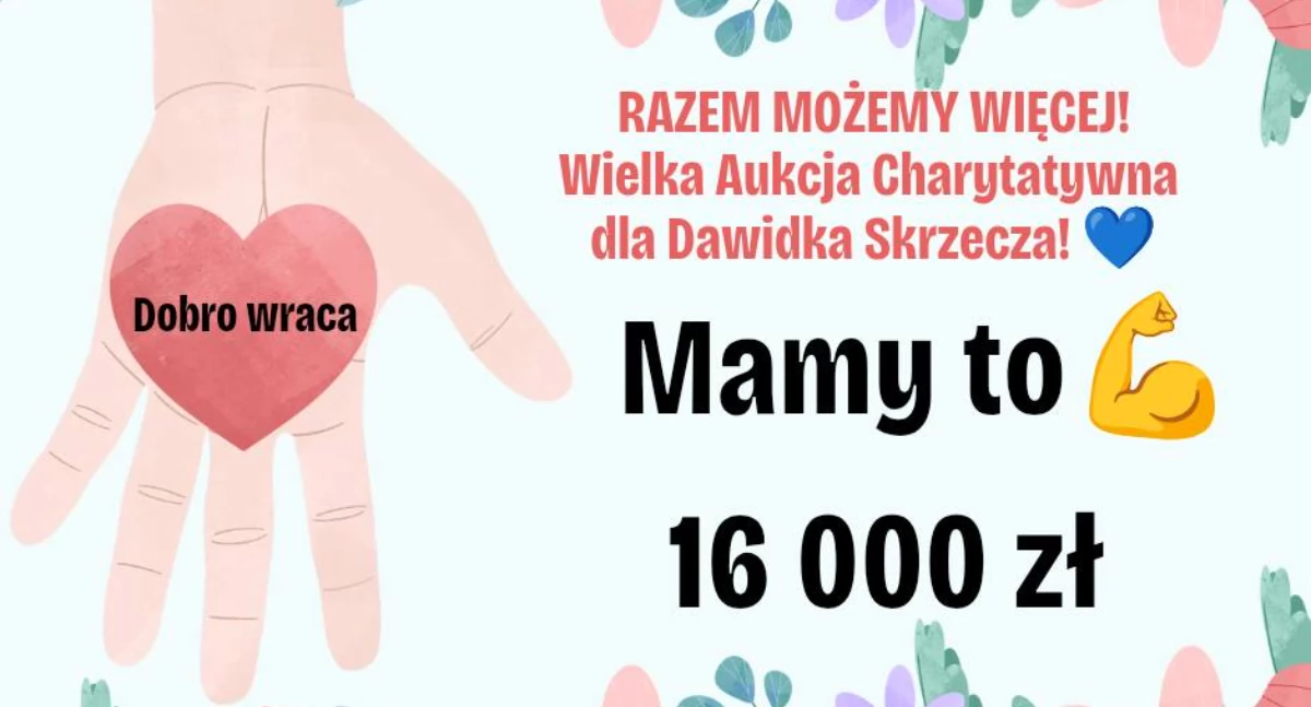 Ludzie, jeden wieczór! Niezwykła mobilizacja Dawidka Skrzecza - zdjęcie, fotografia