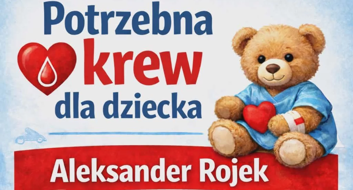 Potrzebna krew dla 3-letniego Aleksandra. Chłopiec walczy o zdrowie po wypadku. / Zdjęcie: Org. 