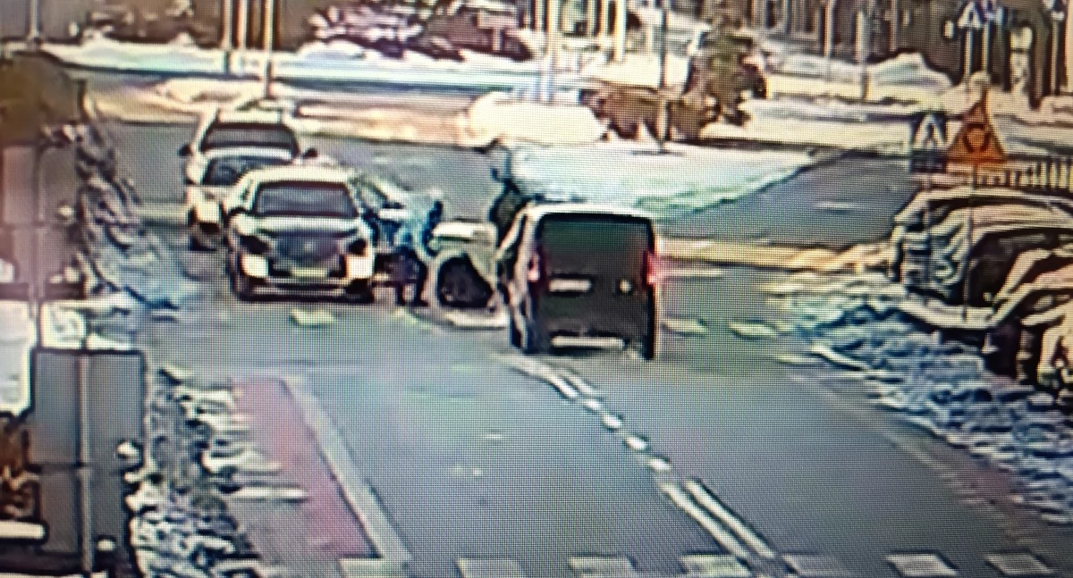 Sytuacja miała miejsce w sobotni poranek ok. godziny 8:25. / Zdjęcie: KPP w Wyszkowie 