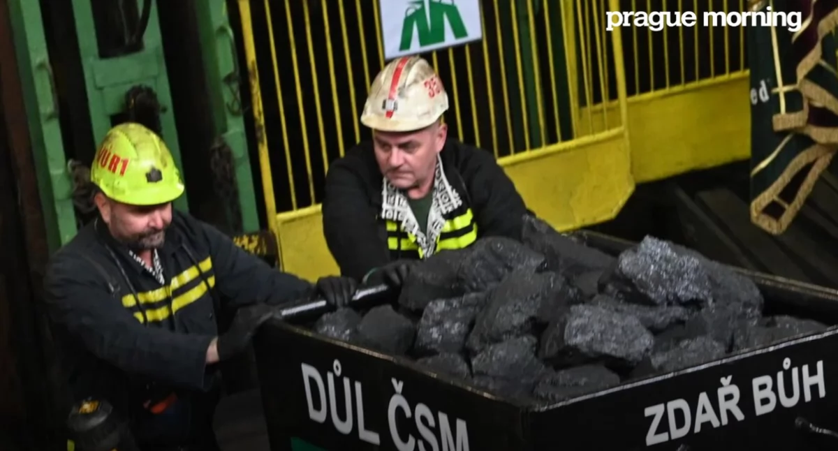 31 stycznia 2026 w kopalni zakończono wydobycie. 4 lutego został wywieziony ostatni symboliczny wózek węgla. / Zdjęcie: FB Praque Morning 