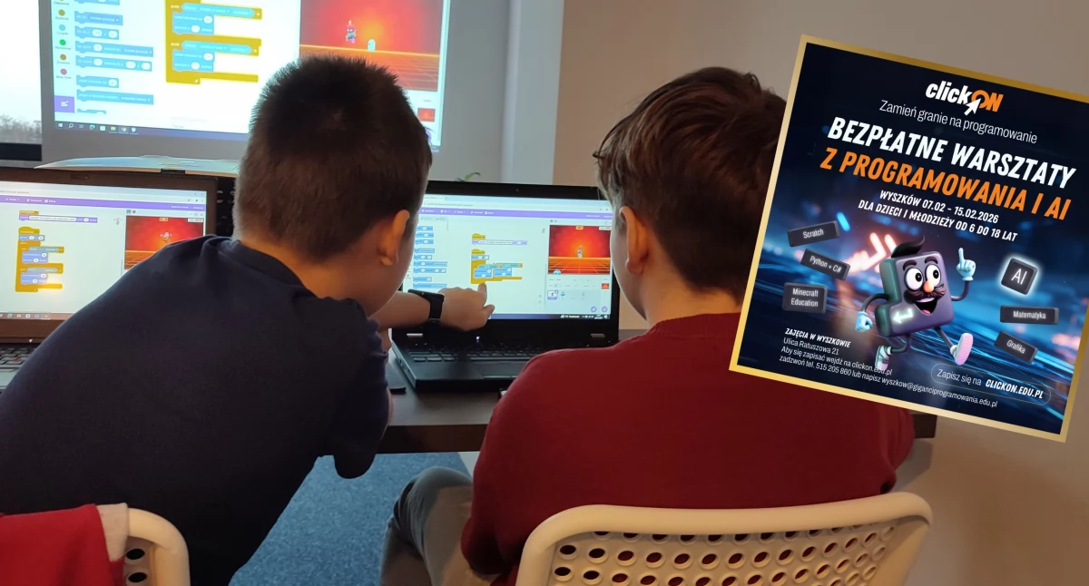 Tegoroczna odsłona warsztatów ClickOn to znacznie więcej niż nauka kodowania.  / Zdjęcie: Org. 