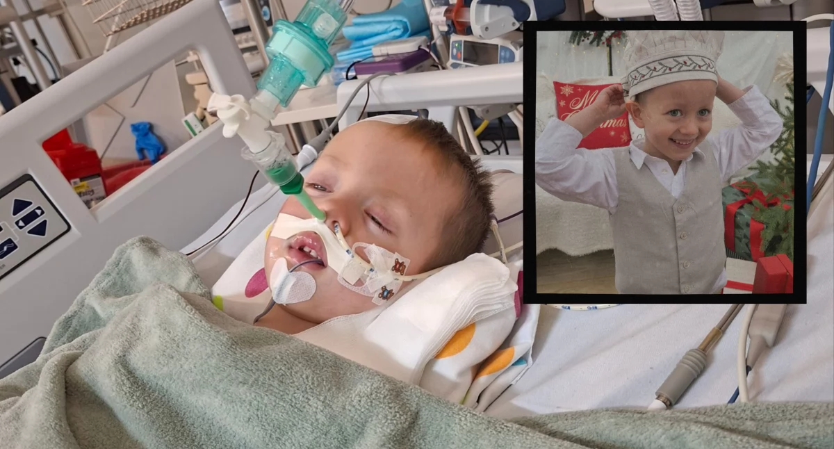  „Kilka kroków, kilka chwil i nagle świat się zatrzymał” – piszą rodzice chłopca. / Zdjęcie: arch. prywatne / z podarujdobro.pl  