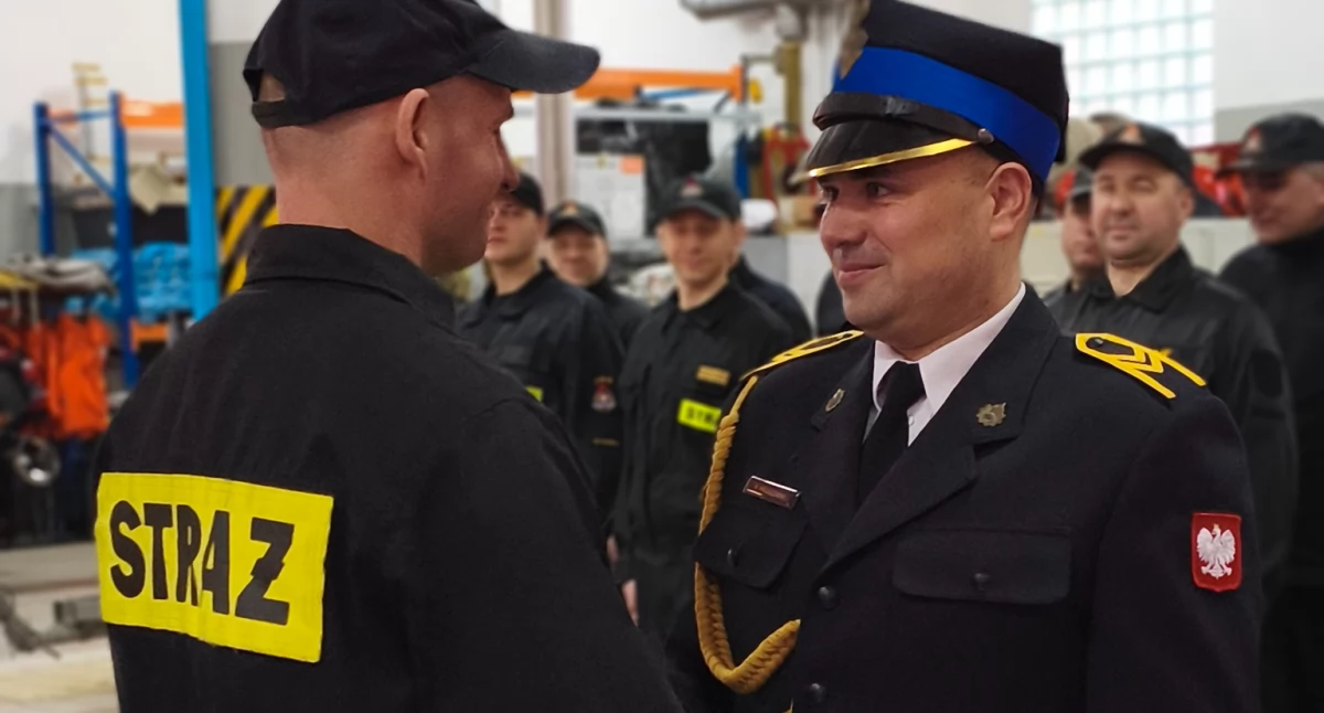 Uroczysta zbiórka w KP PSP w Wyszkowie. / Zdjęcie: KP PSP w Wyszkowie 