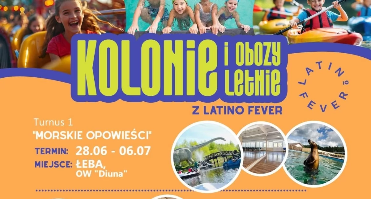 Informacja, Zapraszamy KOLONIE OBOZY Latino Fever❤️  - zdjęcie, fotografia